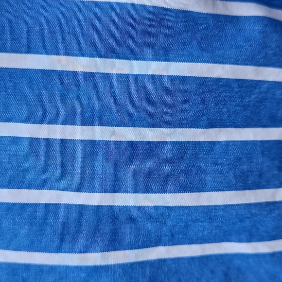 Eddie Bauer Blue and White Striped Dress Shirt - Picture 2 of 4